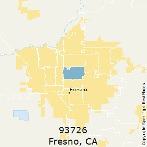 Fresno Zip Code Map Printable