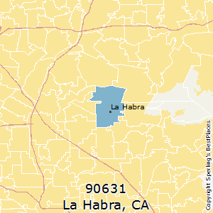 La_Habra,California County Map
