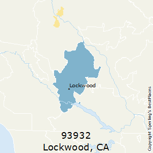 Lockwood,California County Map