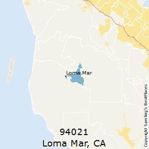 Loma_Mar,California County Map