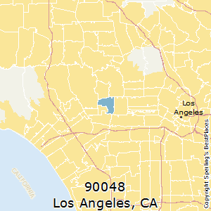 Los_Angeles,California County Map