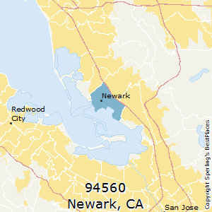 Newark,California County Map