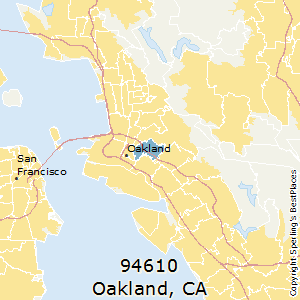 Oakland,California County Map