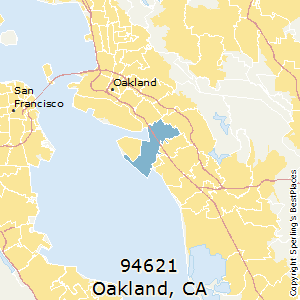 Oakland,California County Map
