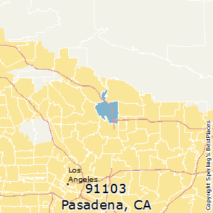 pasadena ca zip code map Best Places To Live In Pasadena Zip 91103 California pasadena ca zip code map