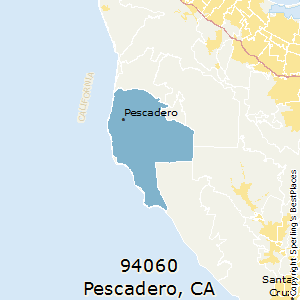 Pescadero,California County Map