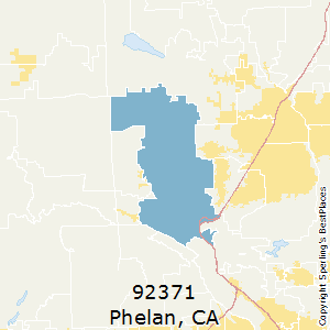 Phelan,California County Map