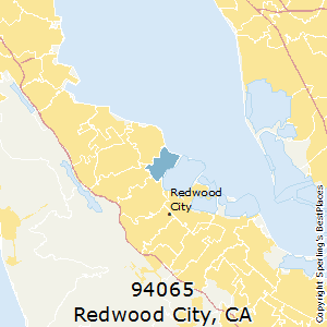 Redwood_City,California County Map