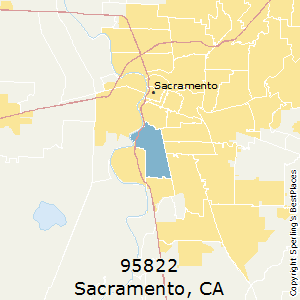 Sacramento,California County Map