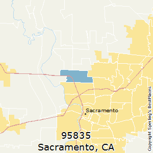 Sacramento,California County Map