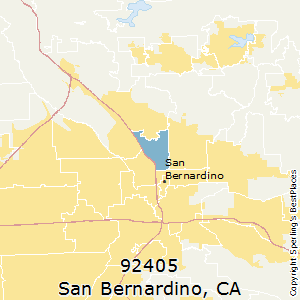 San_Bernardino,California County Map