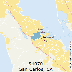 San_Carlos,California County Map
