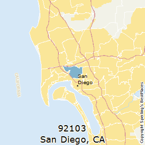 San_Diego,California County Map