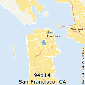 San_Francisco,California County Map