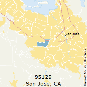 San_Jose,California County Map