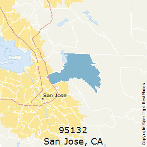 San_Jose,California County Map