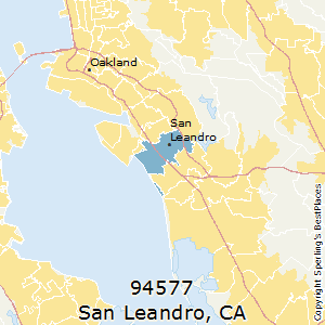 San_Leandro,California County Map