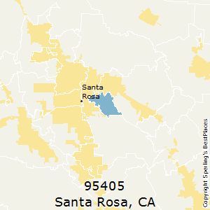 Santa_Rosa,California County Map