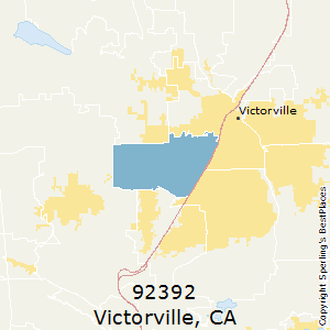 Victorville Zip Code Map Best Places to Live in Victorville (zip 92392), California