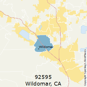 Wildomar,California County Map