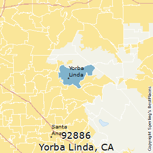 Yorba_Linda,California County Map