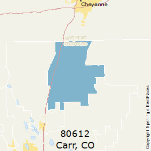Carr,Colorado County Map