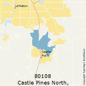 Castle_Pines_North,Colorado County Map