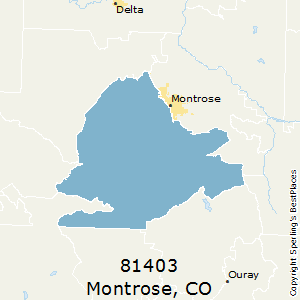 montrose co zip code map Best Places To Live In Montrose Zip 81403 Colorado montrose co zip code map