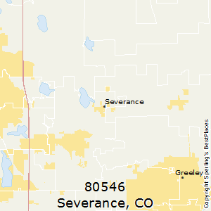 Severance,Colorado County Map