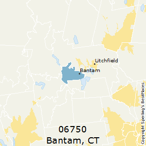 Bantam,Connecticut County Map