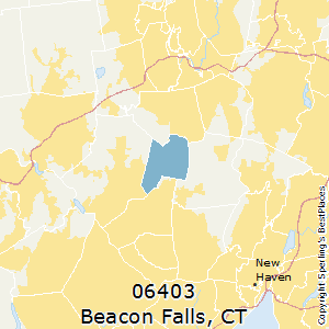 Beacon_Falls,Connecticut County Map