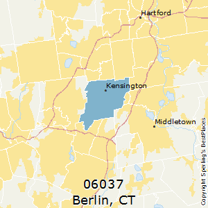 Berlin,Connecticut County Map