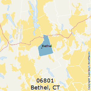 Bethel,Connecticut County Map