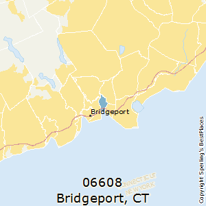 Bridgeport,Connecticut County Map
