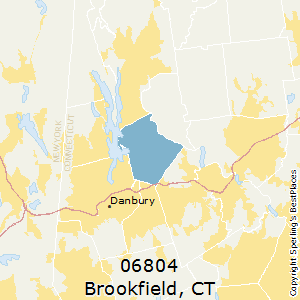 Brookfield,Connecticut County Map