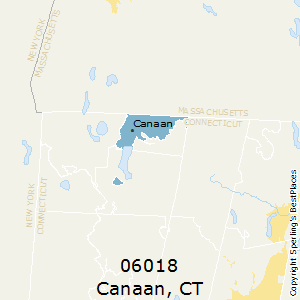 Canaan,Connecticut County Map