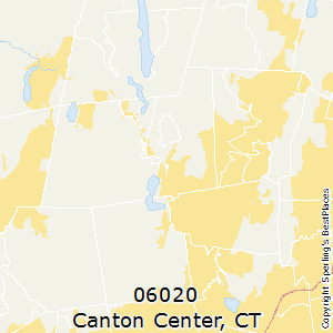Canton_Center,Connecticut County Map