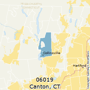 Canton,Connecticut County Map