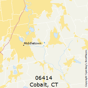 Cobalt,Connecticut County Map