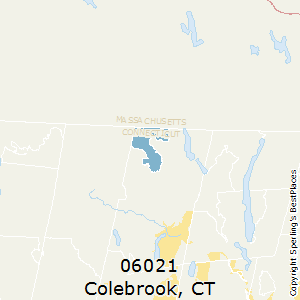 Colebrook,Connecticut County Map