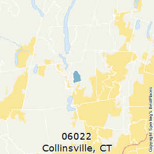 Collinsville,Connecticut County Map