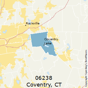 Coventry,Connecticut County Map