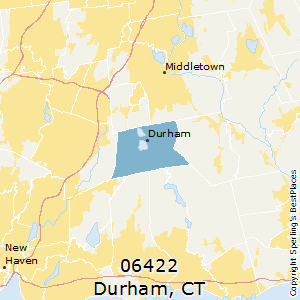 Durham,Connecticut County Map