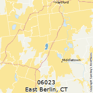 East_Berlin,Connecticut County Map