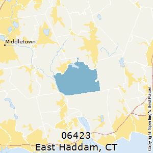 East_Haddam,Connecticut County Map