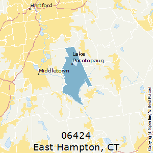 East_Hampton,Connecticut County Map