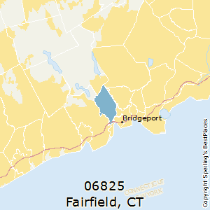 Fairfield,Connecticut County Map
