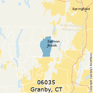 Granby,Connecticut County Map