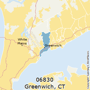 Greenwich,Connecticut County Map