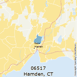 Hamden,Connecticut County Map